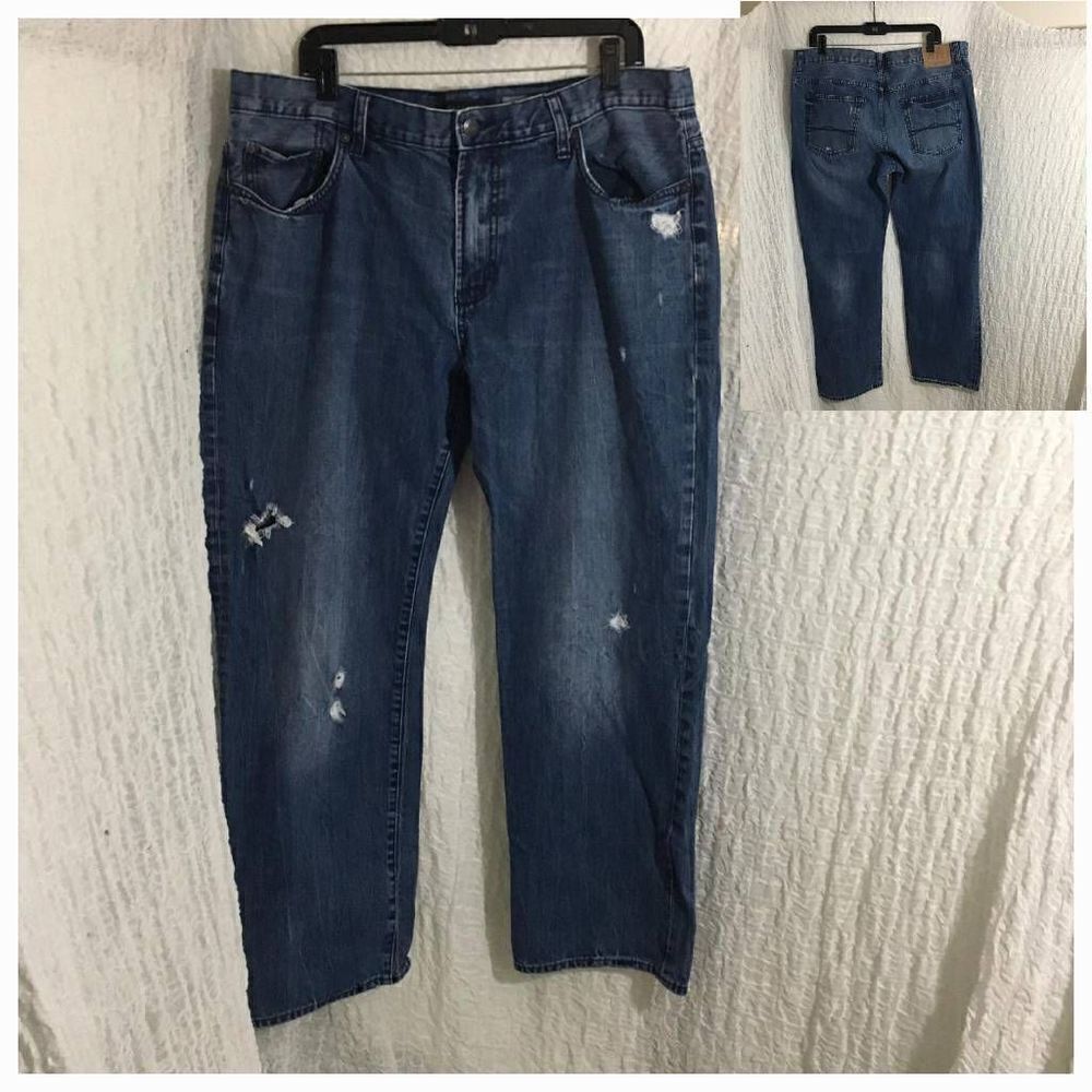 Aeropostale Men's Distressed Jeans Size 38X32